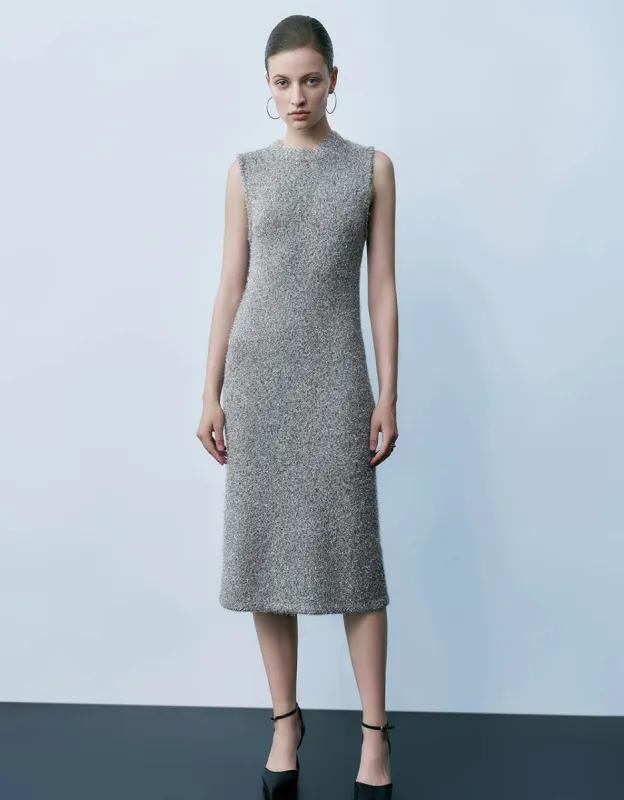 Sleeveless Midi Knitted Straight Dress sold by Urban Revivo
