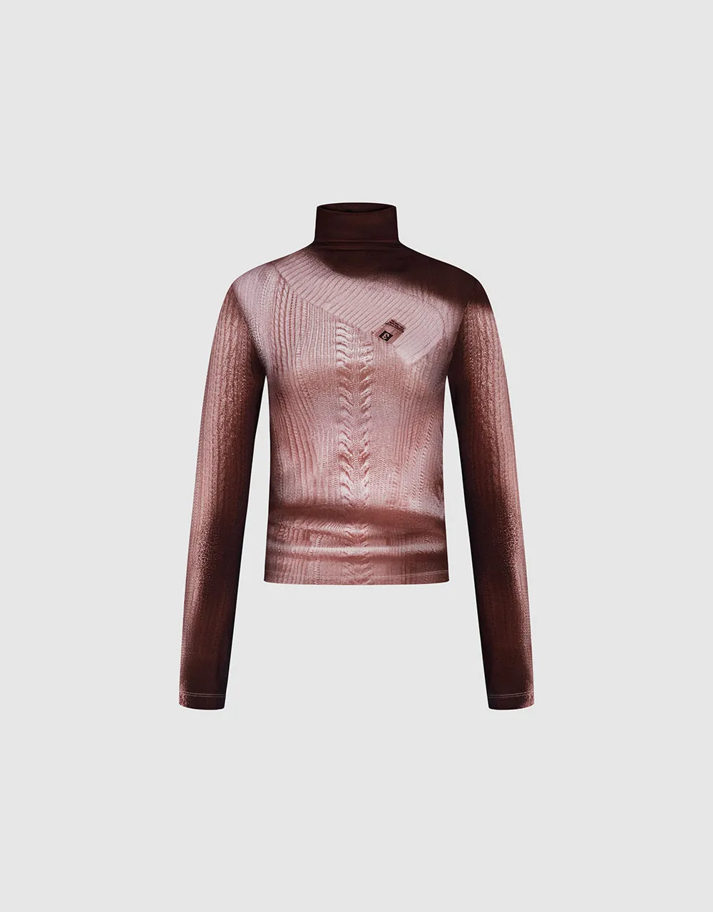 Turtle Neck Skinny Knitted T-Shirt sold by Urban Revivo product image thumbnail 5