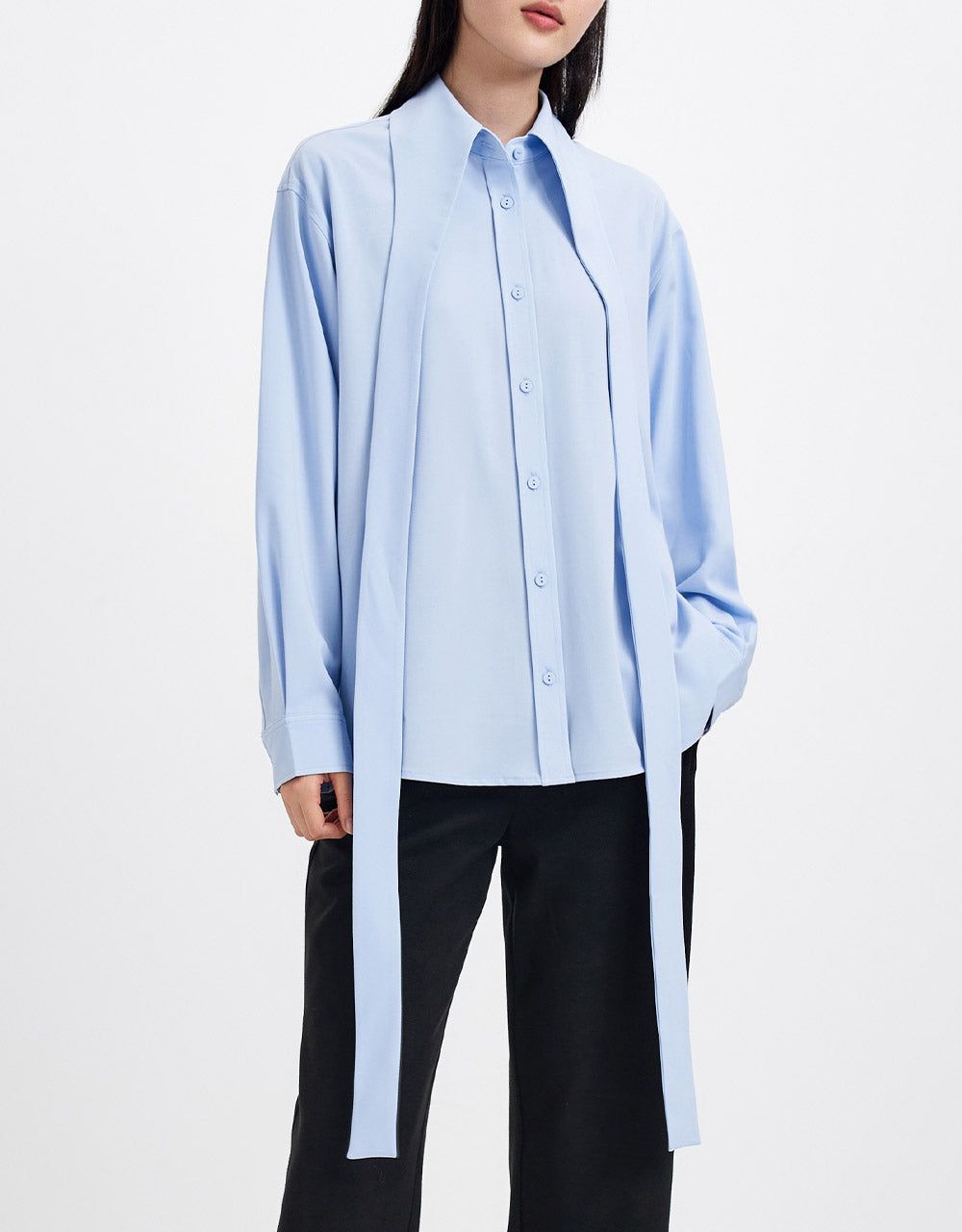 Minimalist Button Up Shirt sold by Urban Revivo product image thumbnail 2