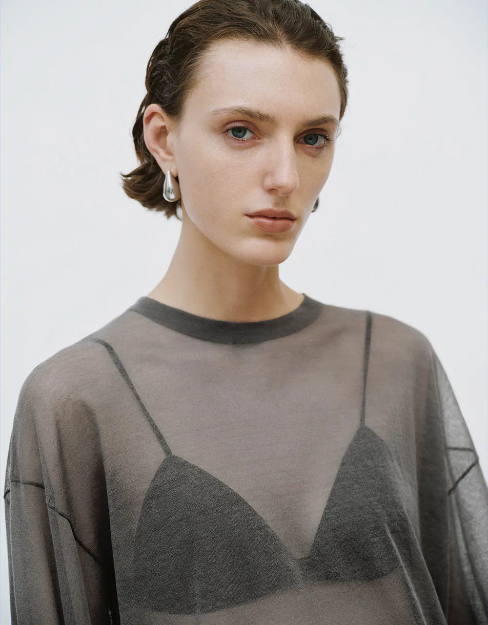 Crew Neck Knitted T-Shirt sold by Urban Revivo product image thumbnail 4