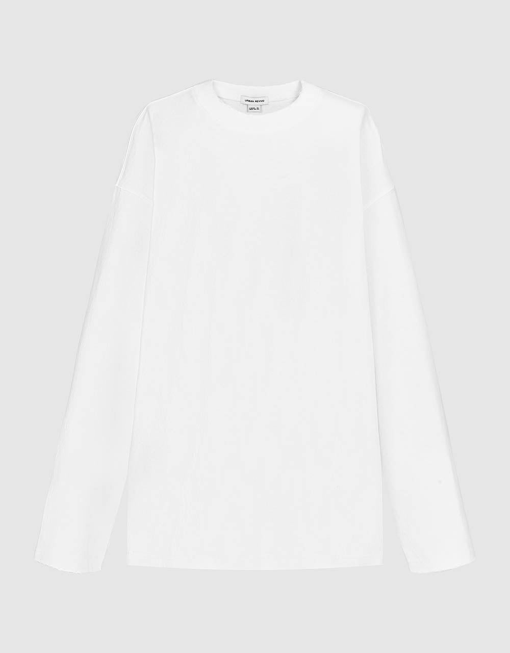 Crew Neck Knitted Loose T-Shirt sold by Urban Revivo