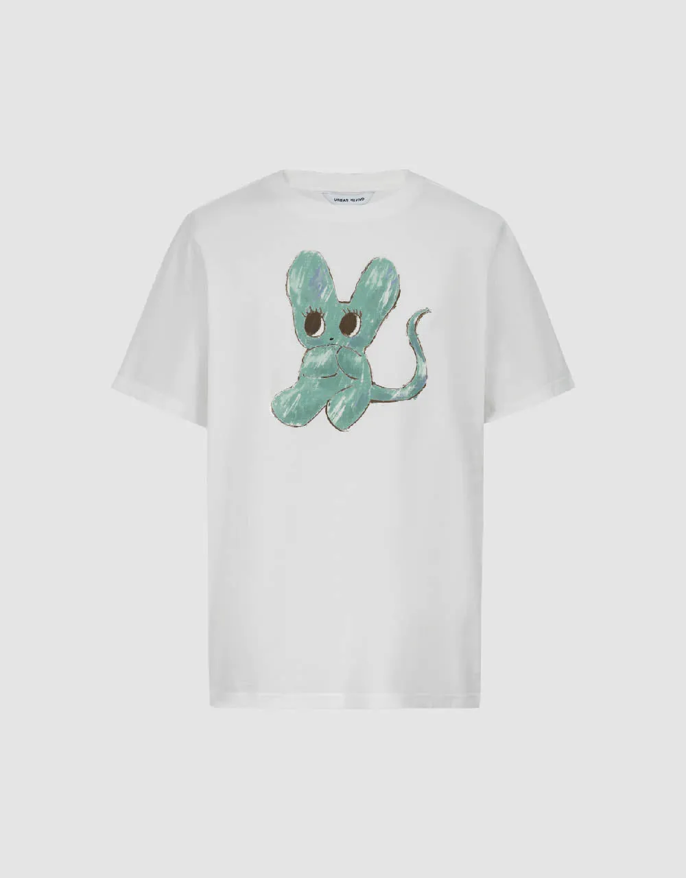 Printed Crew Neck Loose T-Shirt sold by Urban Revivo product image thumbnail 2