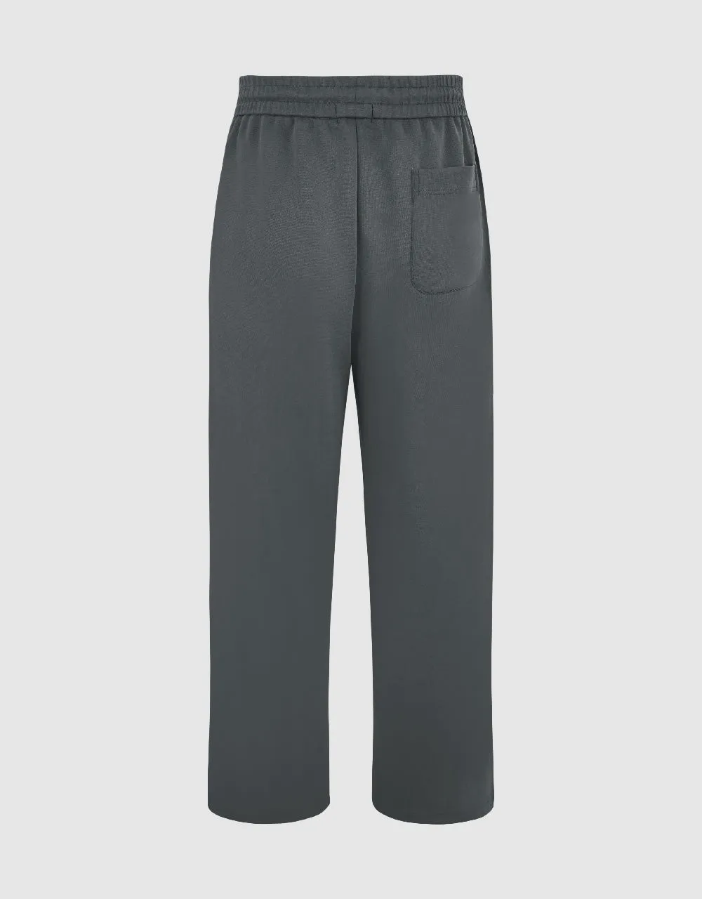 Drawstring Waist Knitted Straight Pants sold by Urban Revivo product image thumbnail 3