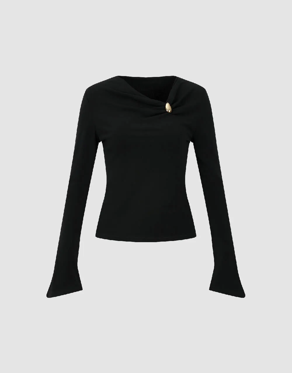 Asymmetric Skinny T-Shirt sold by Urban Revivo product image thumbnail 2