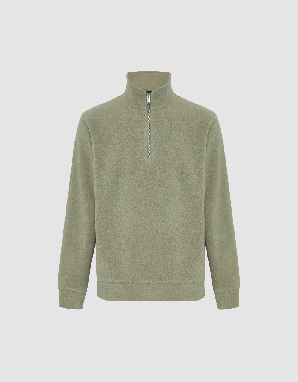 Zip Half Placket Knitted T-Shirt sold by Urban Revivo product image thumbnail 3