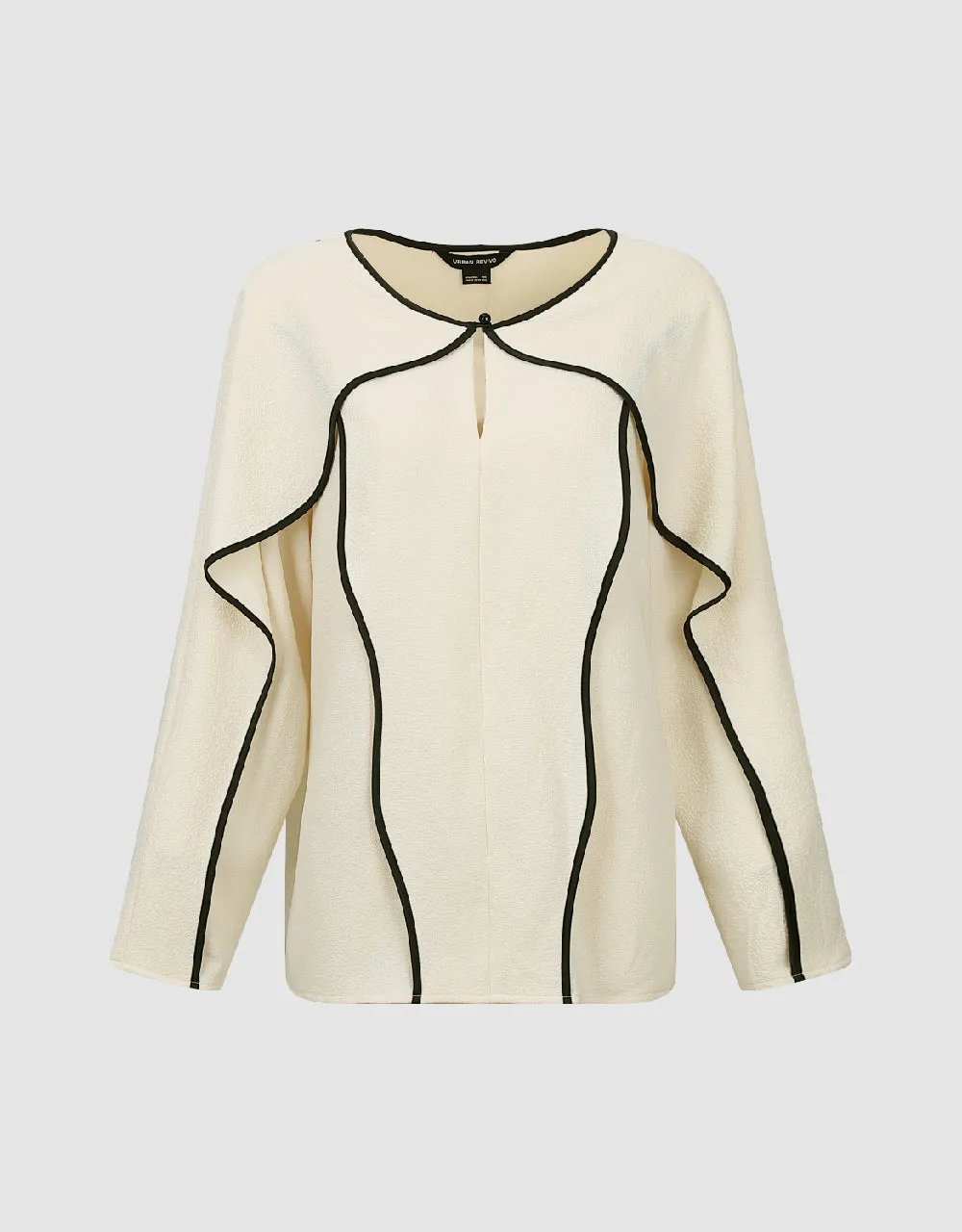 Crew Neck Overhead Shirt sold by Urban Revivo