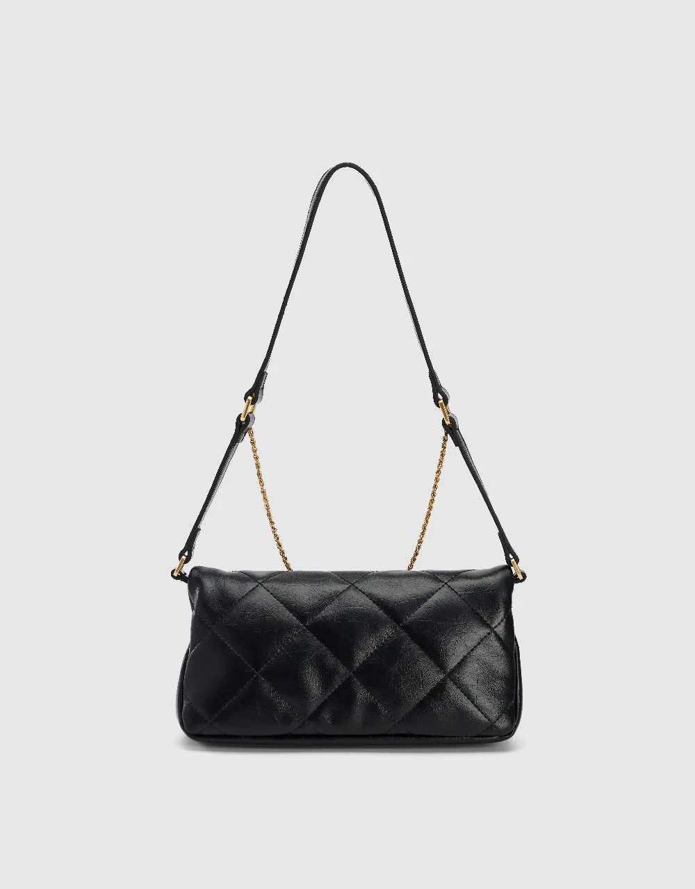 Quilted Embossed Vegan Leather Shoulder Bag sold by Urban Revivo product image thumbnail 4