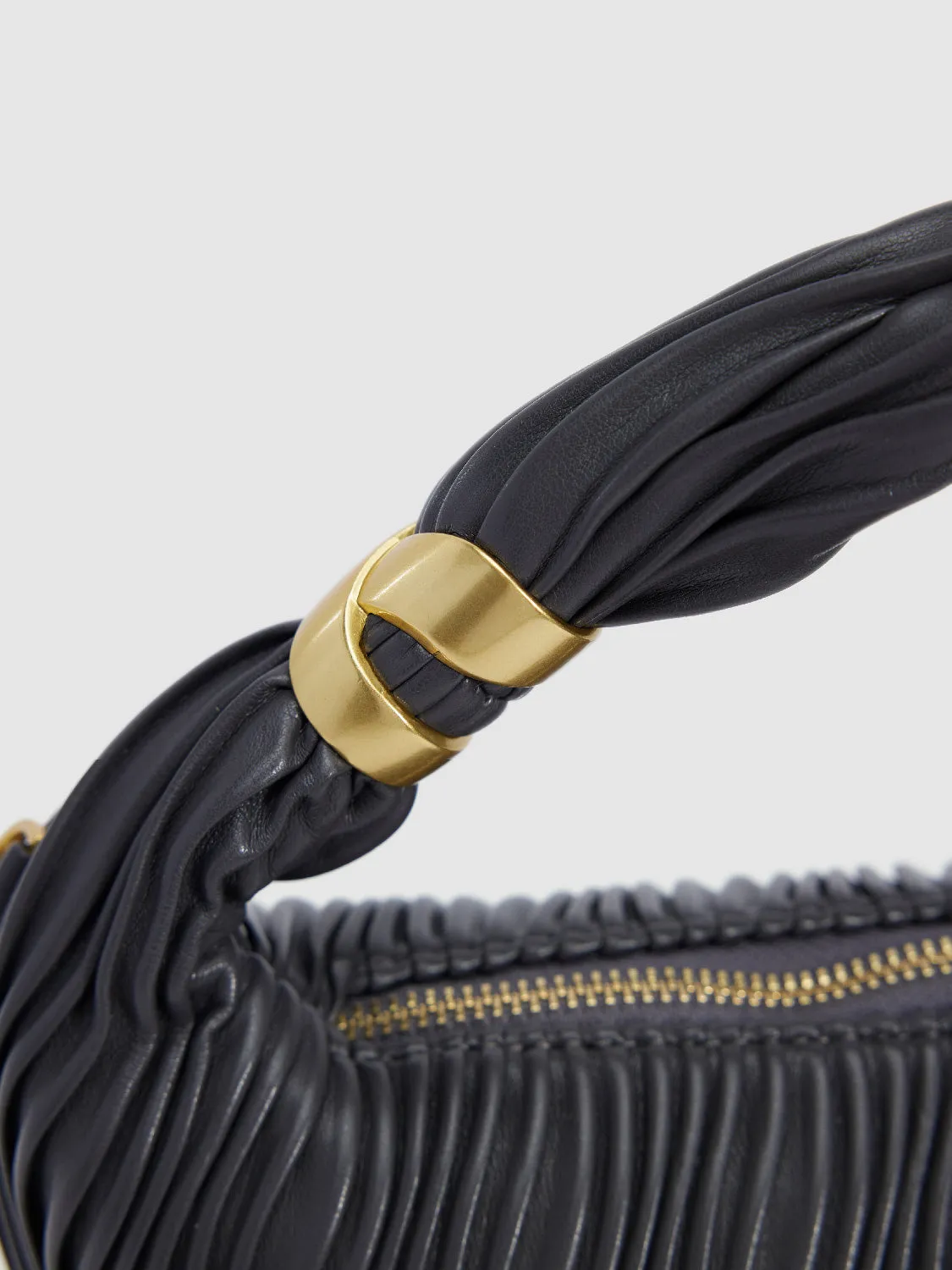 Runched Vegan Leather Shoulder Bag sold by Urban Revivo product image thumbnail 5