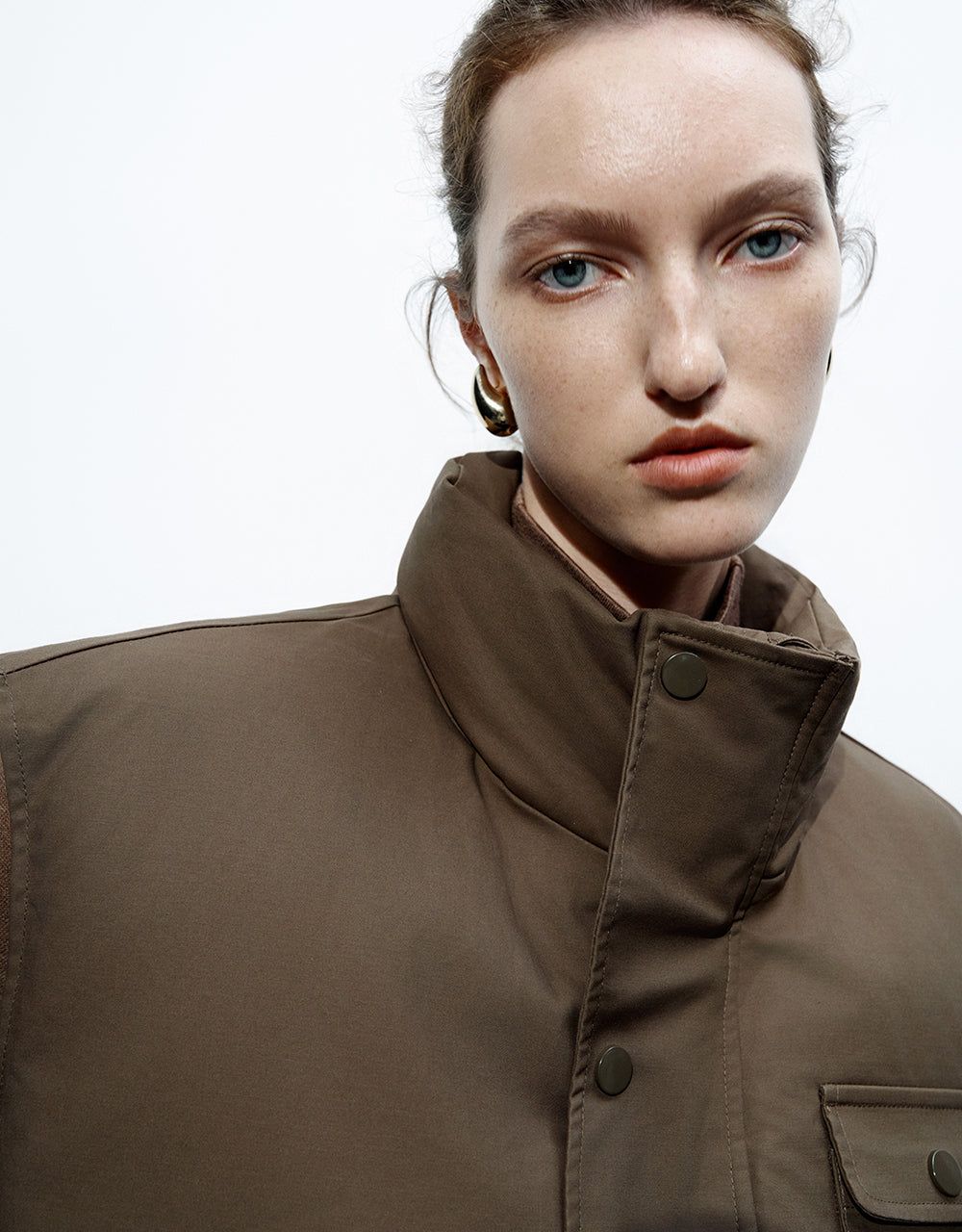 Press Button Padded Waistcoat sold by Urban Revivo product image thumbnail 5