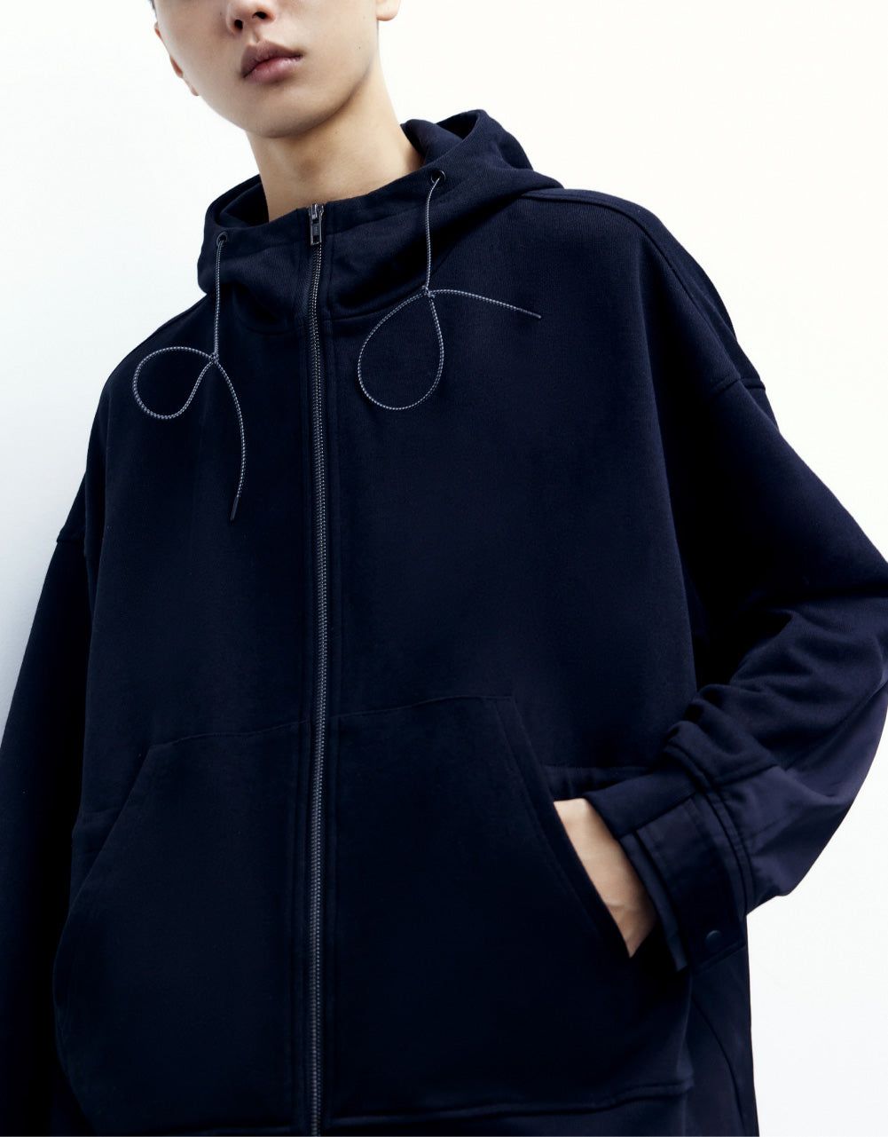 Drawstring Hooded Jacket sold by Urban Revivo product image thumbnail 5