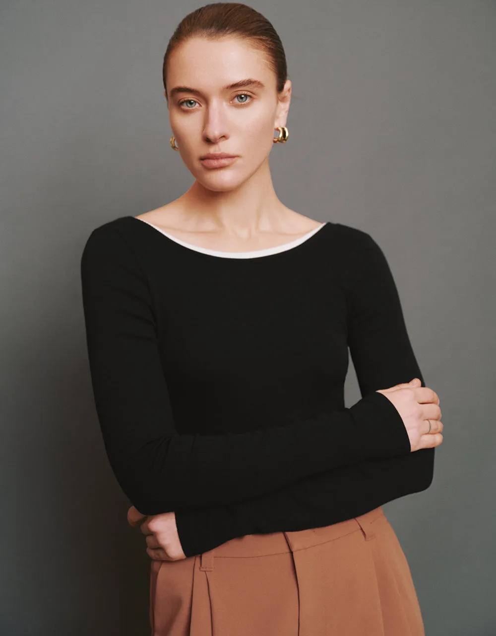 Crew Neck Skinny T-Shirt sold by Urban Revivo