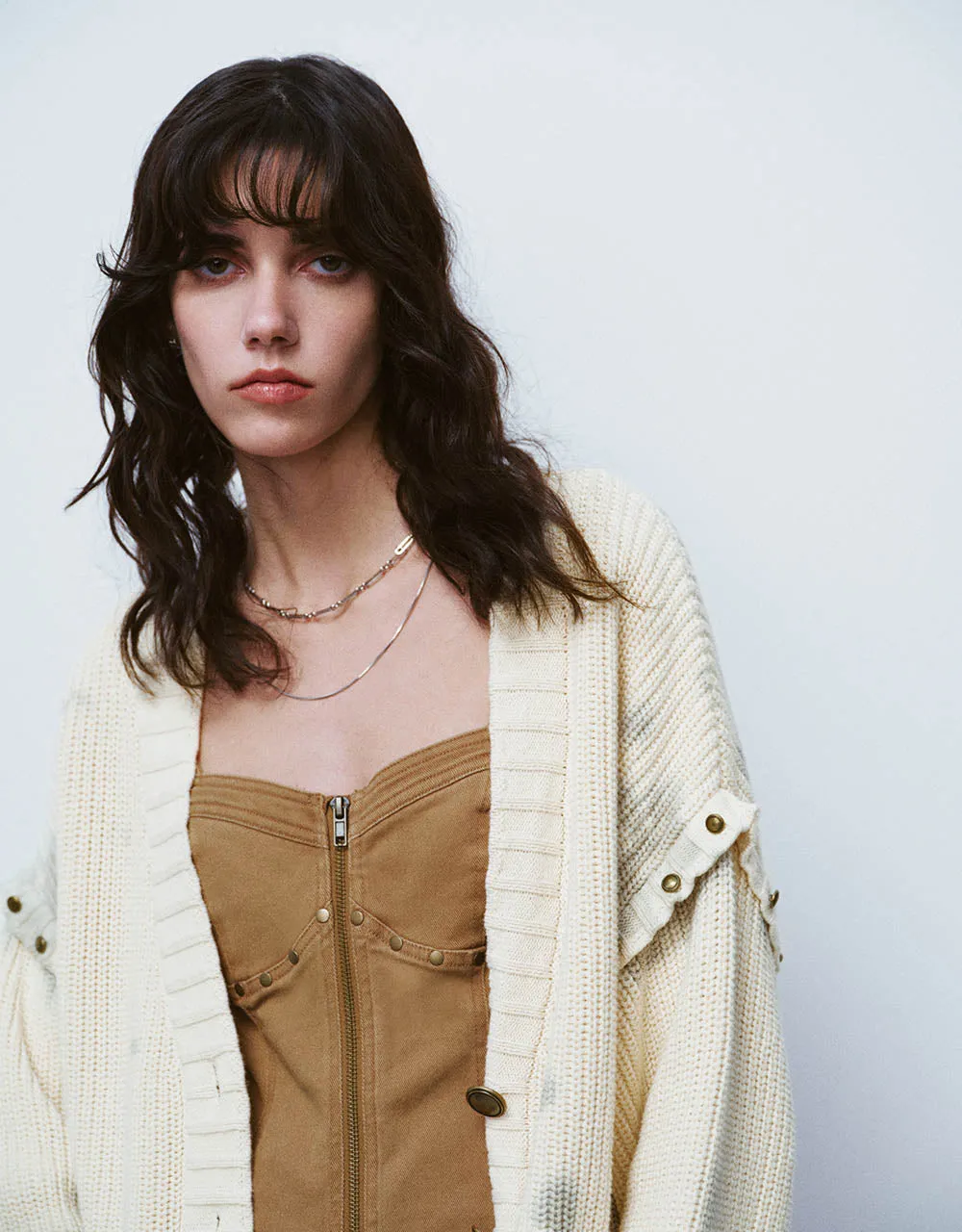 Printed V-Neck Knitted Cardigan sold by Urban Revivo product image thumbnail 5