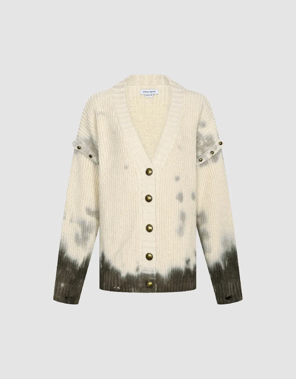 Printed V-Neck Knitted Cardigan sold by Urban Revivo product image thumbnail 2