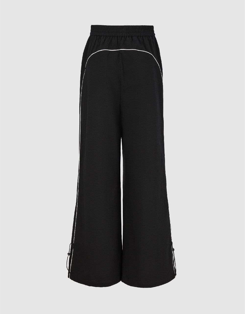 Elastic Waist Wide-Leg Pants sold by Urban Revivo product image thumbnail 3