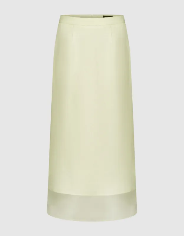 Midi A-Line Skirt sold by Urban Revivo