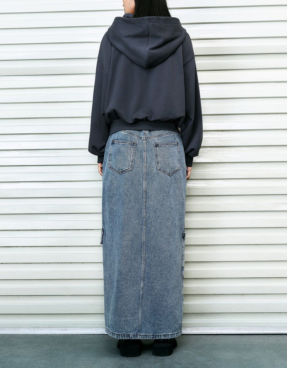 Zipper Front Loose Knitted Jacket sold by Urban Revivo product image thumbnail 4