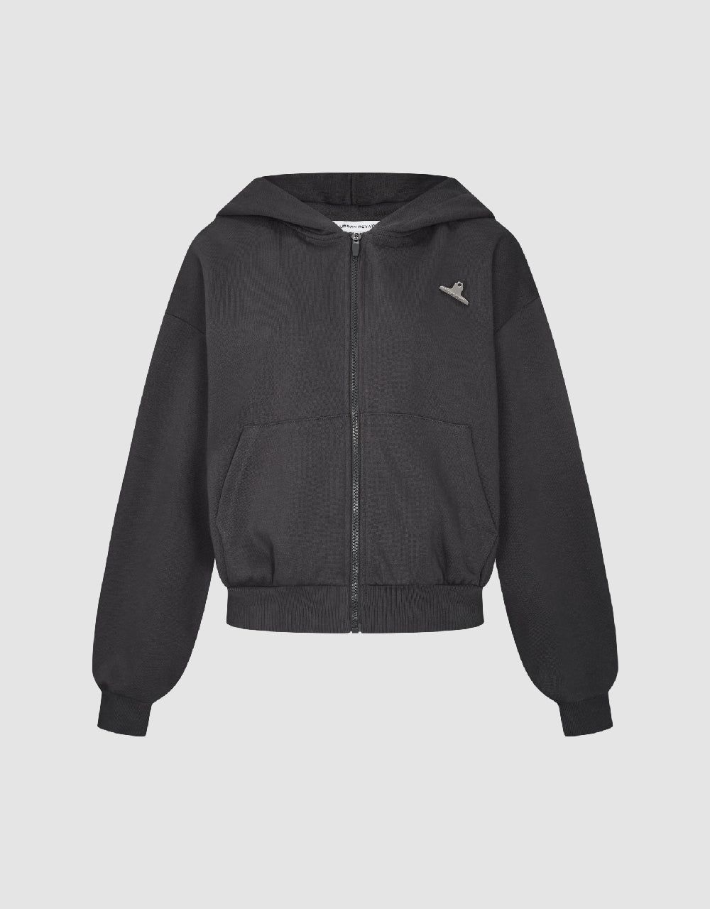 Zipper Front Loose Knitted Jacket sold by Urban Revivo