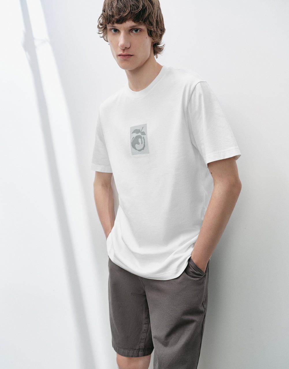 Printed Straight T-Shirt sold by Urban Revivo product image thumbnail 2
