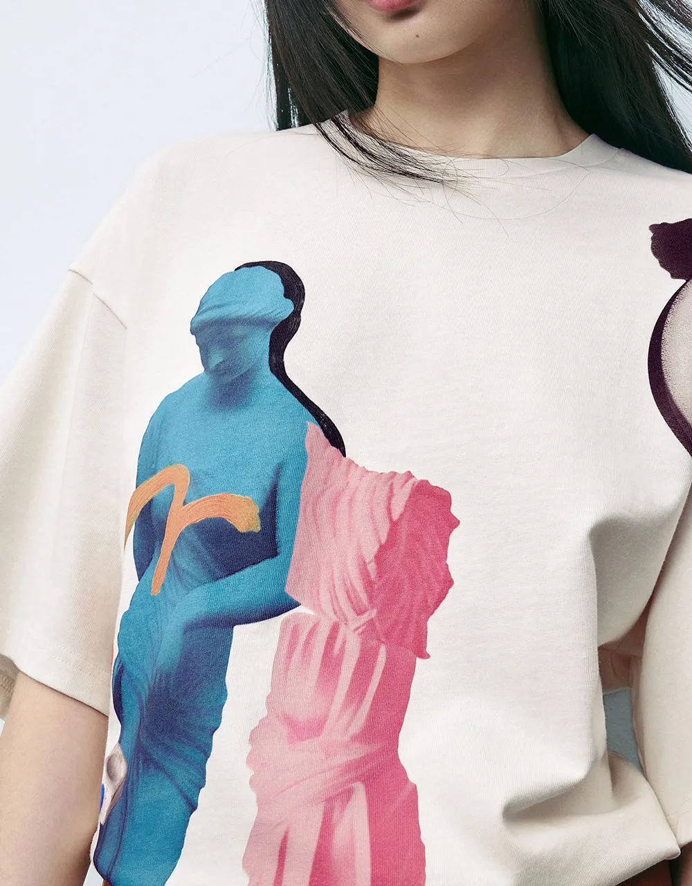 Printed Crew Neck T-Shirt sold by Urban Revivo product image thumbnail 4