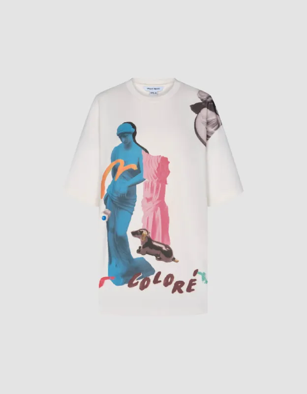 Printed Crew Neck T-Shirt sold by Urban Revivo