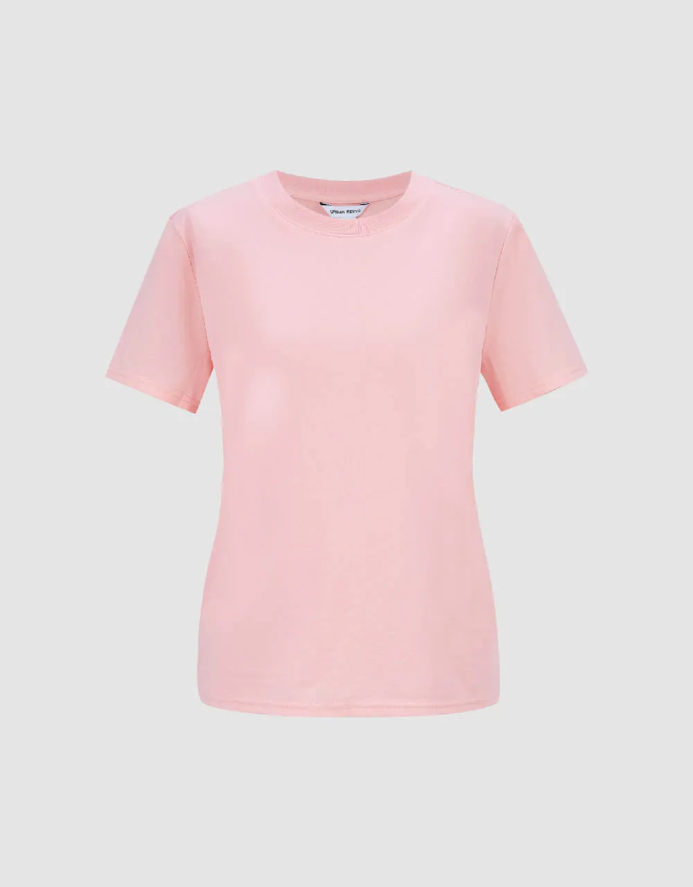 Crew Neck Skinny T-Shirt sold by Urban Revivo product image thumbnail 2