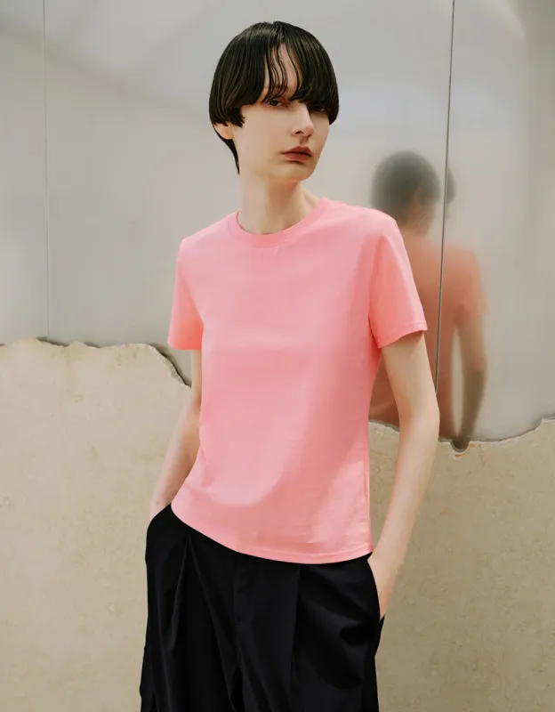 Crew Neck Skinny T-Shirt sold by Urban Revivo
