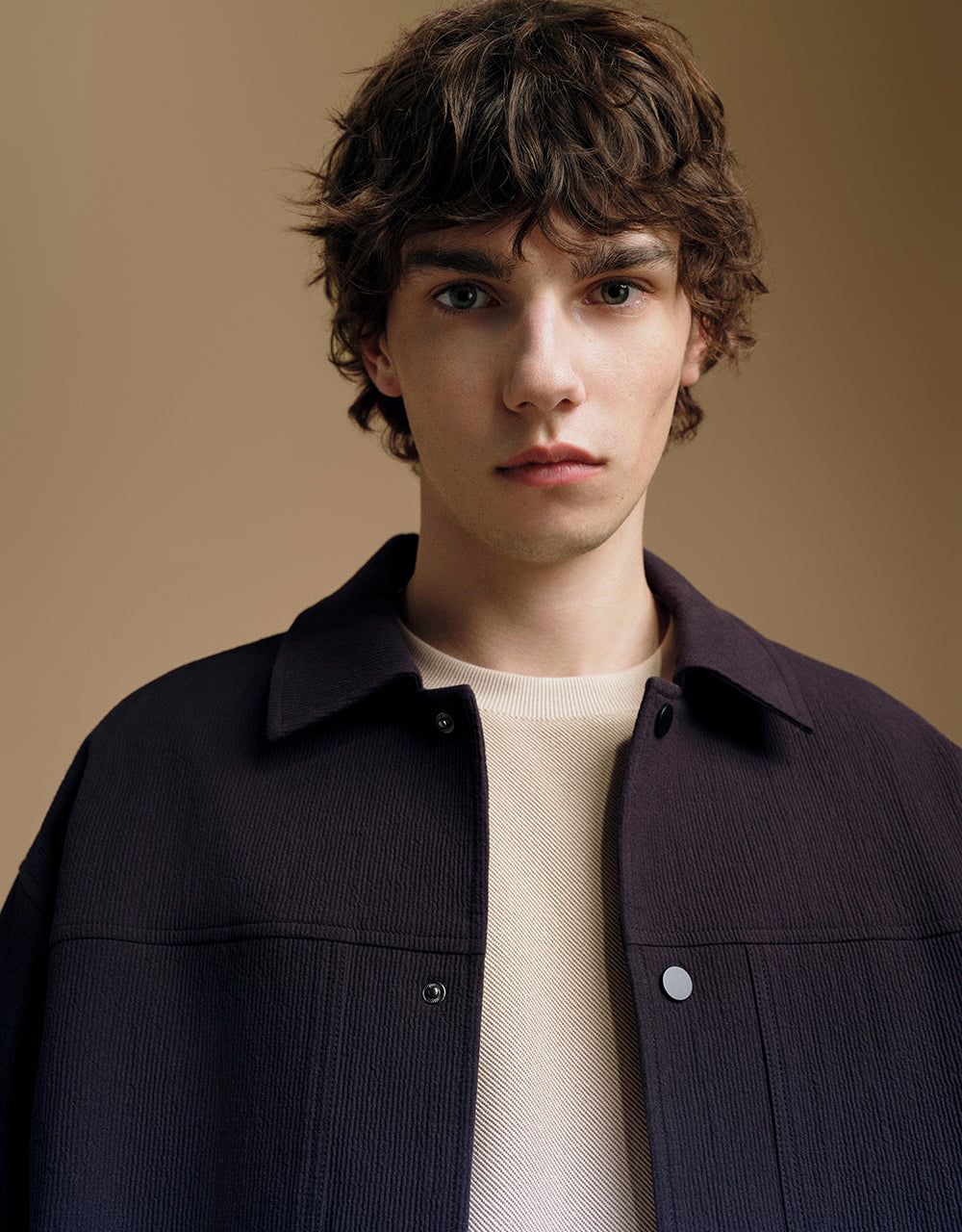 Press Button Textured Jacket sold by Urban Revivo product image thumbnail 5