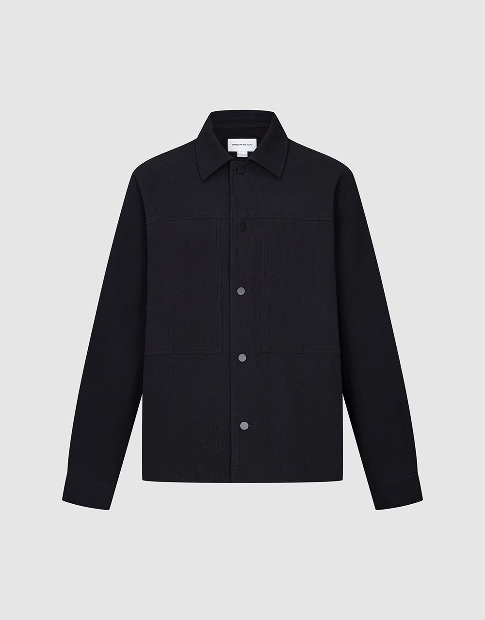 Press Button Textured Jacket sold by Urban Revivo product image thumbnail 2