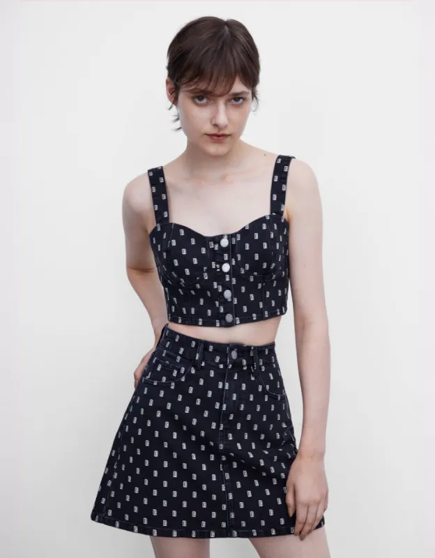 Croset Top With Straps made by Urban Revivo