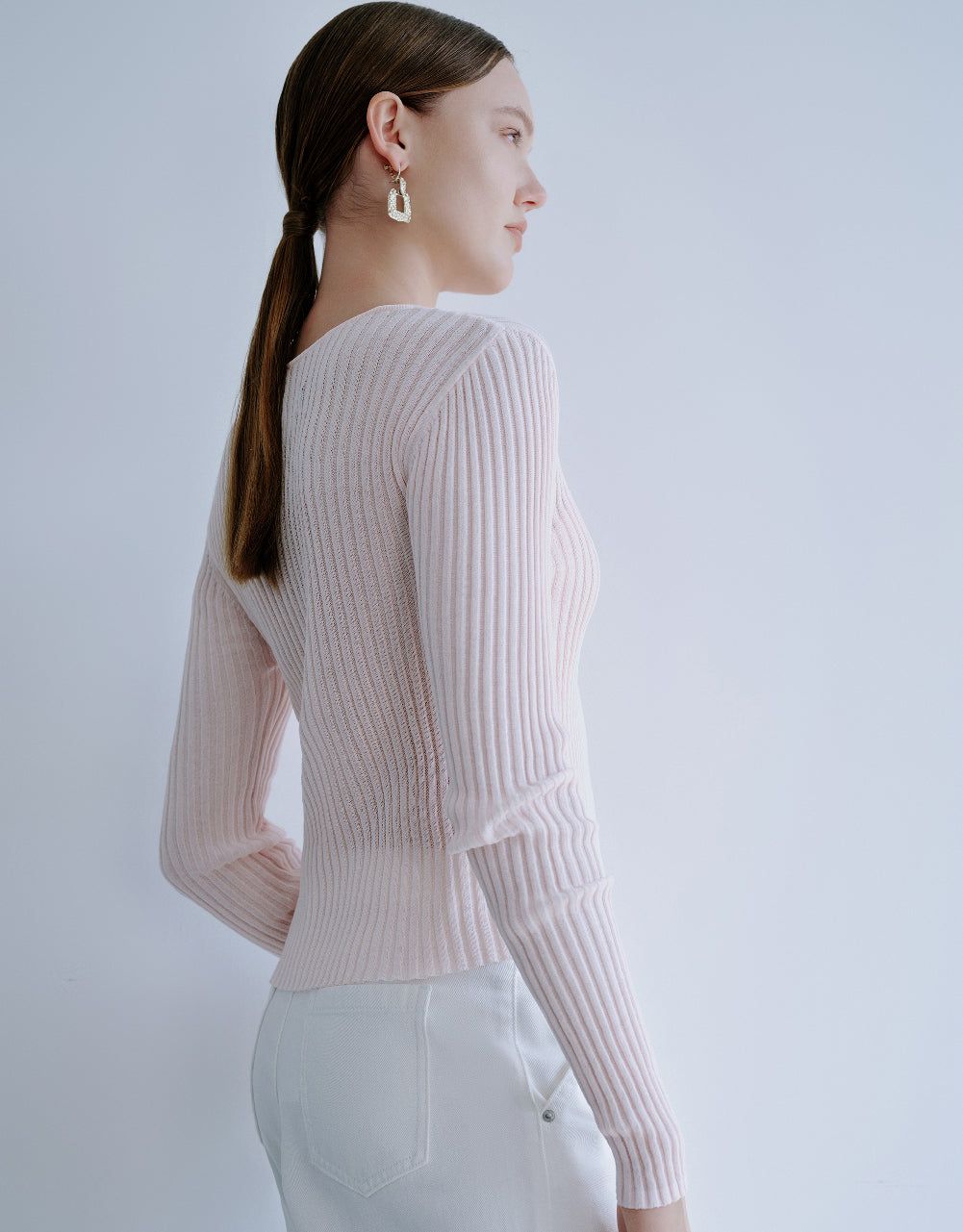 2 In 1 V-Neck Knitted T-Shirt sold by Urban Revivo product image thumbnail 5