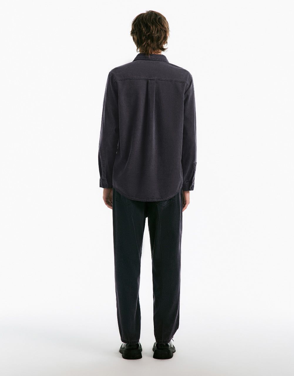 Button Up Denim Shirt sold by Urban Revivo product image thumbnail 4