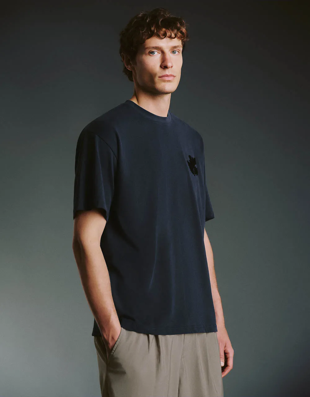 Crew Neck Loose T-Shirt sold by Urban Revivo product image thumbnail 3