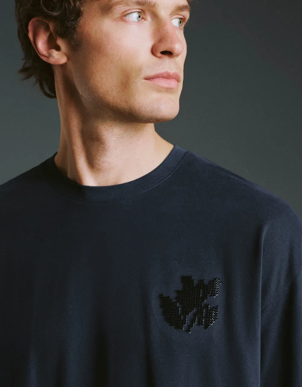 Crew Neck Loose T-Shirt sold by Urban Revivo product image thumbnail 4