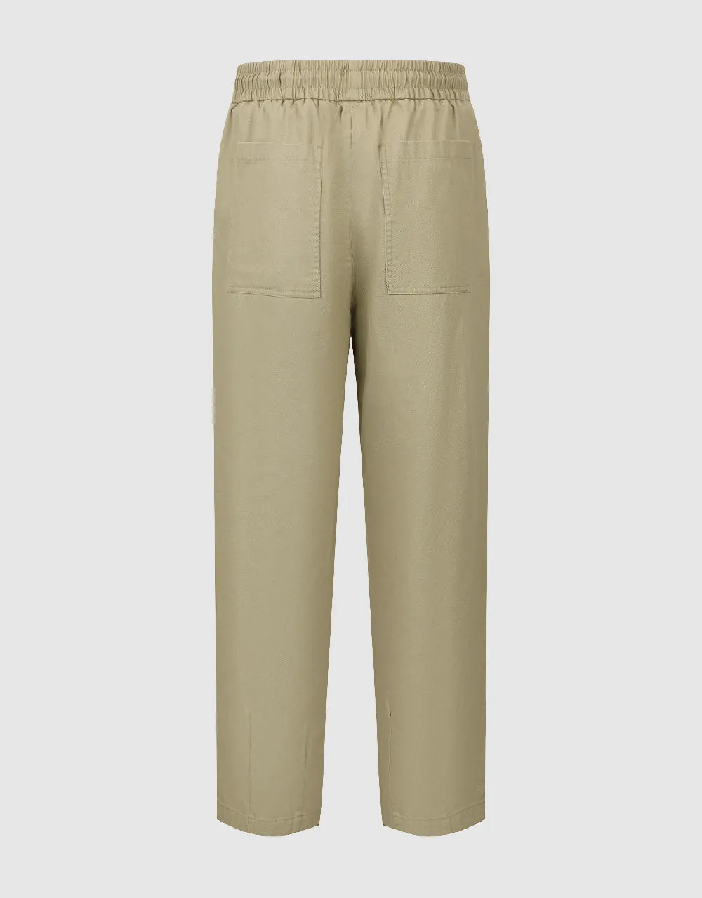 Drawstring Waist Carrot Fit Pants sold by Urban Revivo product image thumbnail 3