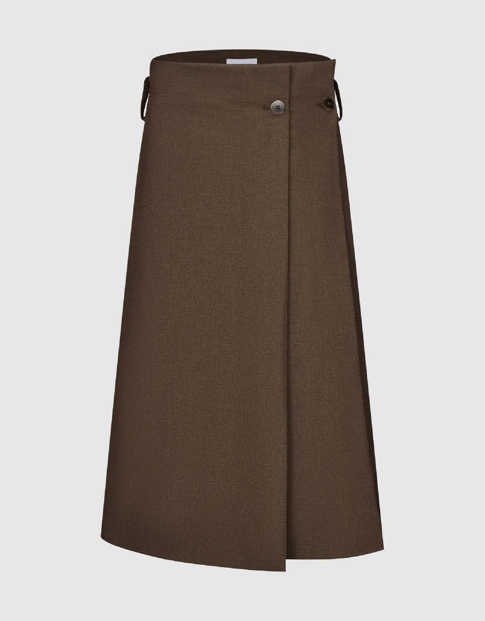 Midi A-Line Skirt sold by Urban Revivo