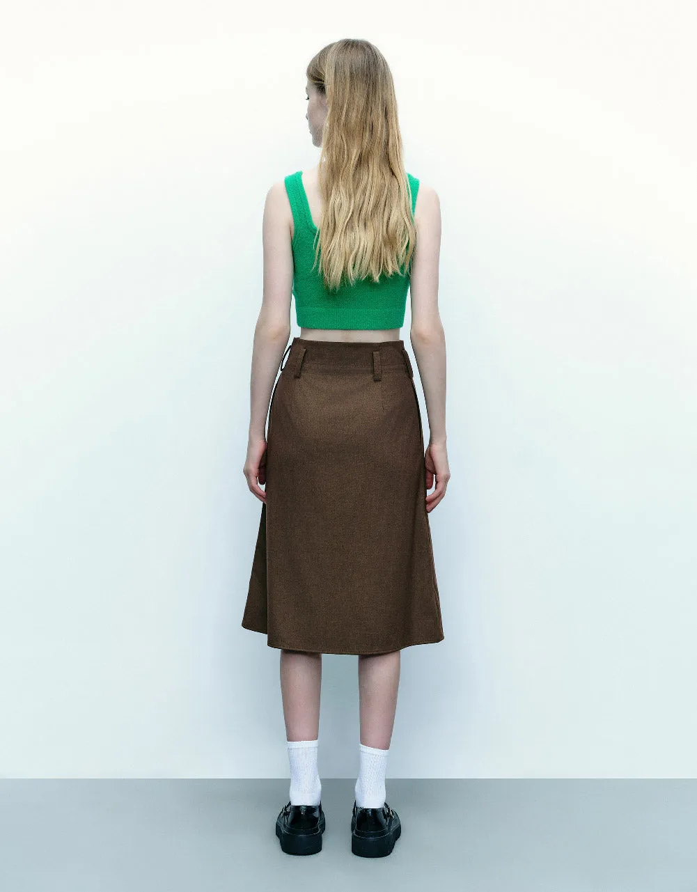 Midi A-Line Skirt sold by Urban Revivo product image thumbnail 5