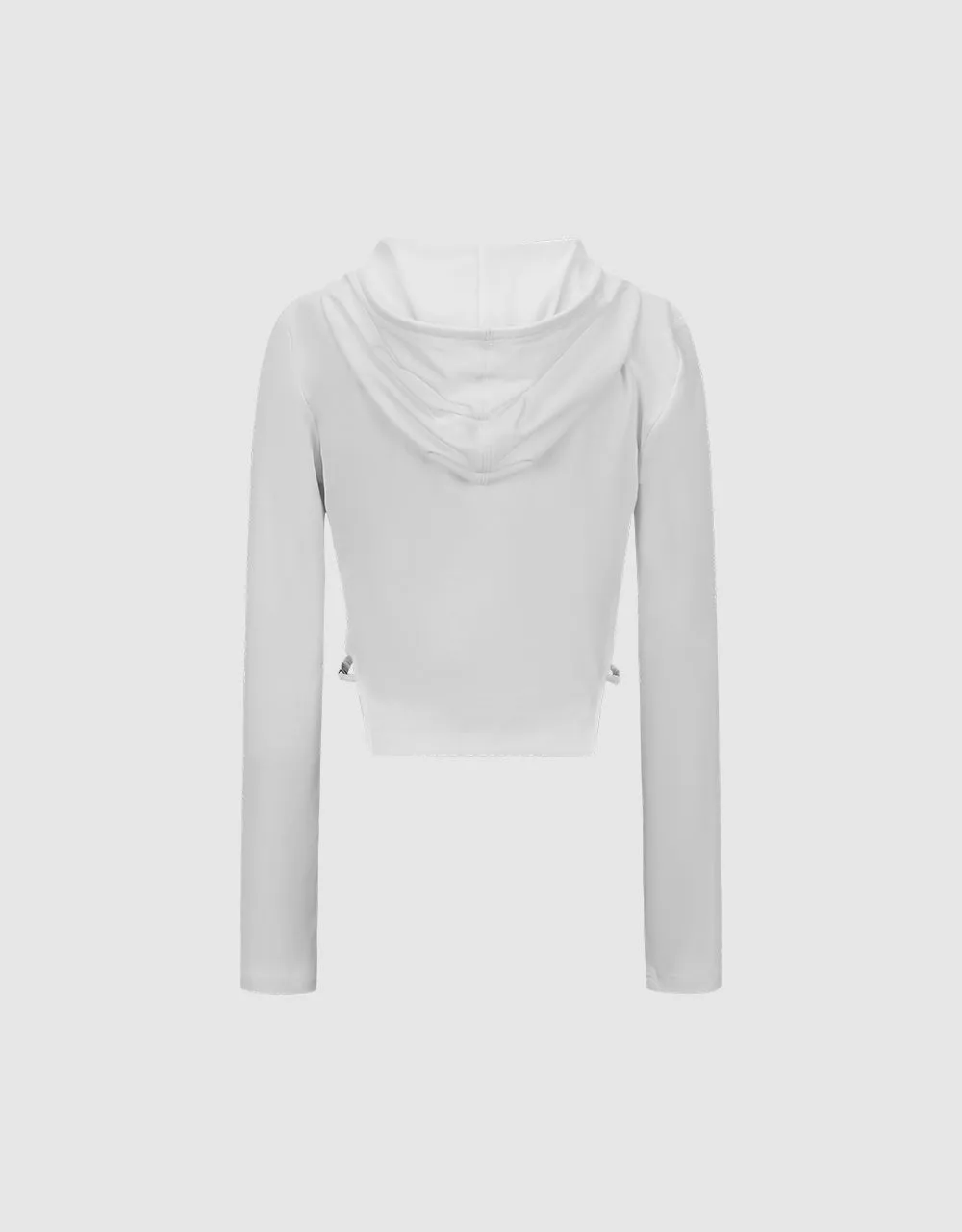 Zipper Front Hooded Jacket sold by Urban Revivo product image thumbnail 5