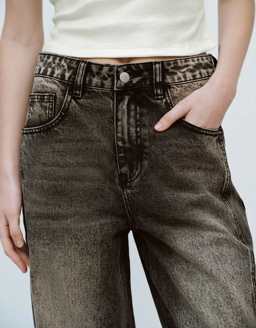 Wide-Leg Jeans sold by Urban Revivo product image thumbnail 5