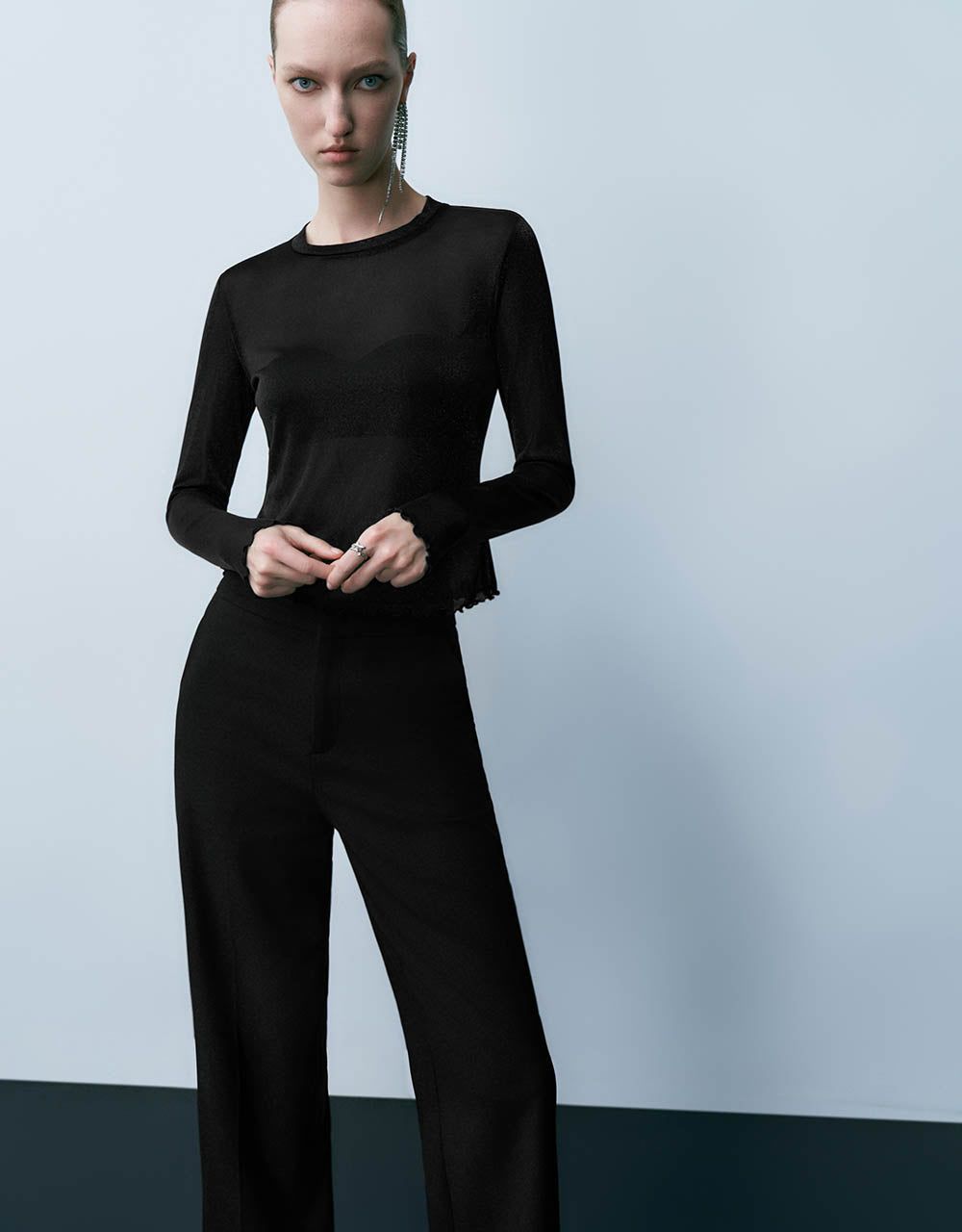 Lettuce Trim Skinny T-Shirt sold by Urban Revivo product image thumbnail 3