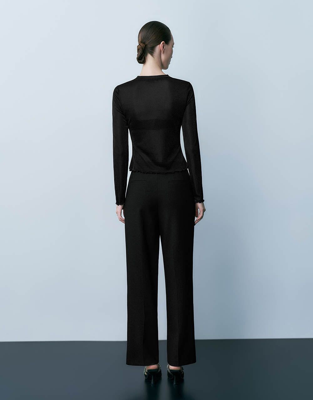 Lettuce Trim Skinny T-Shirt sold by Urban Revivo product image thumbnail 4