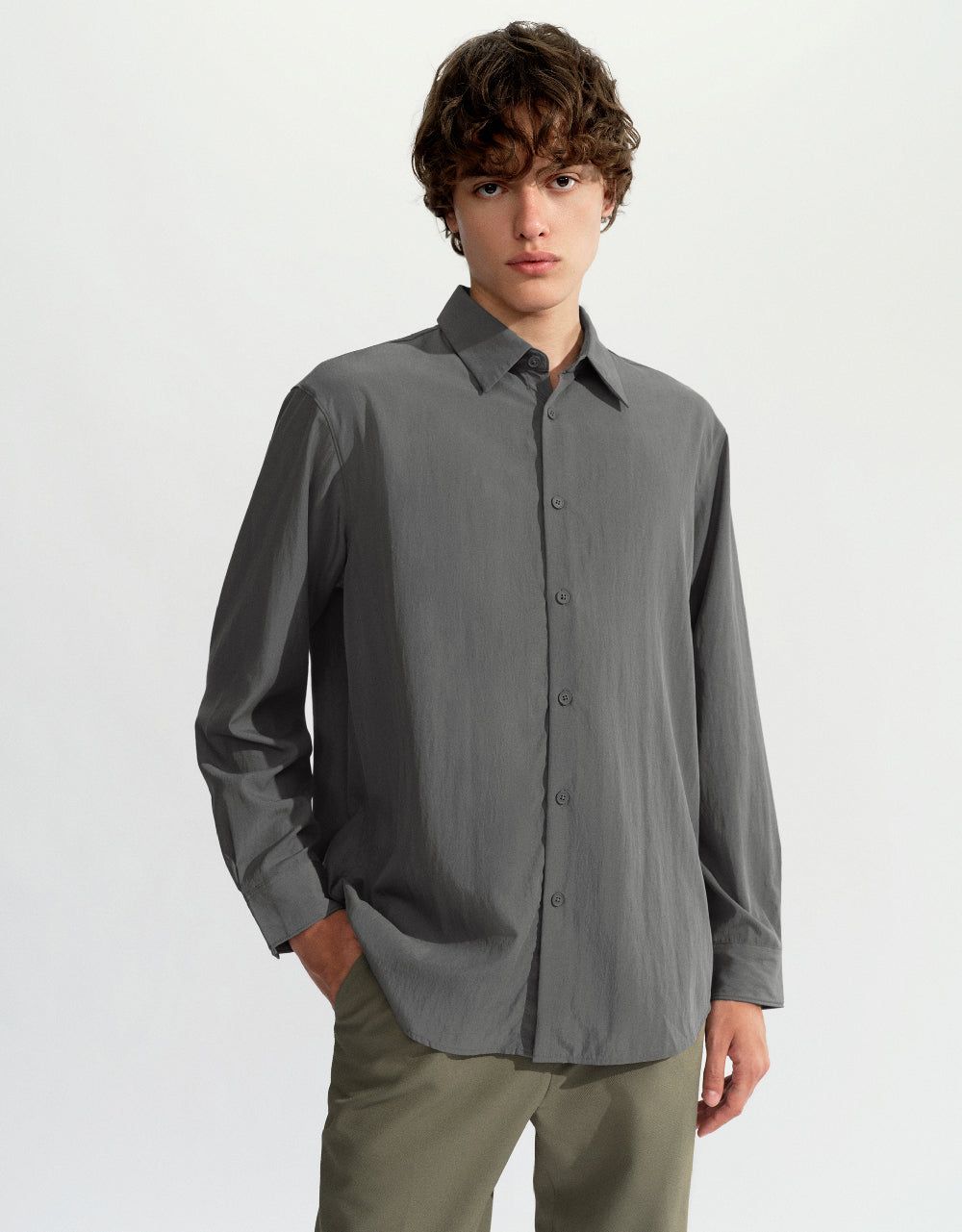 Button Up Regular Shirt sold by Urban Revivo