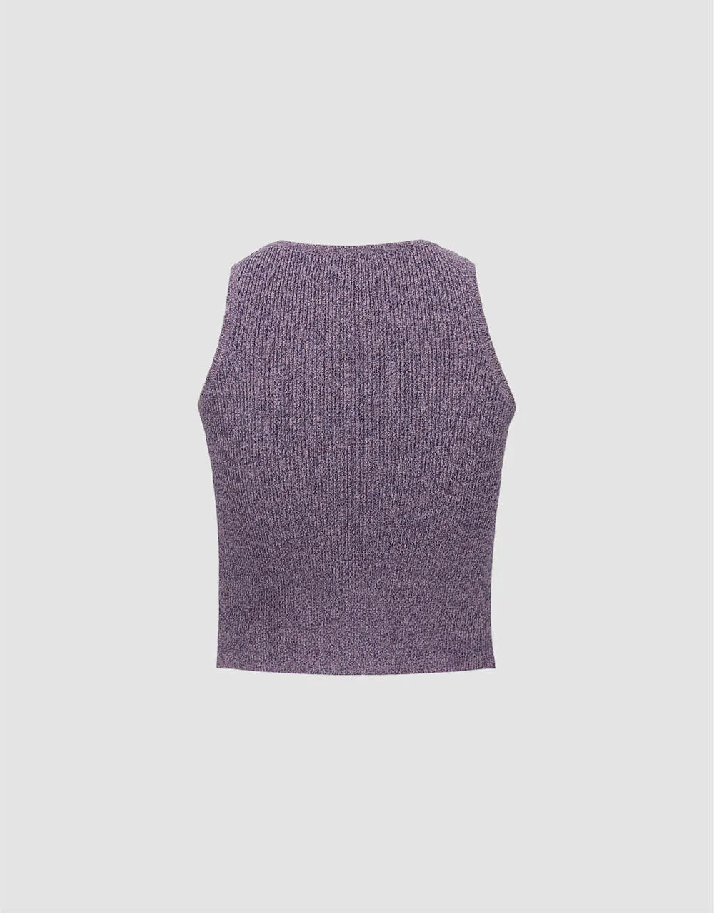 Crew Neck Knitted Tank Top sold by Urban Revivo product image thumbnail 5