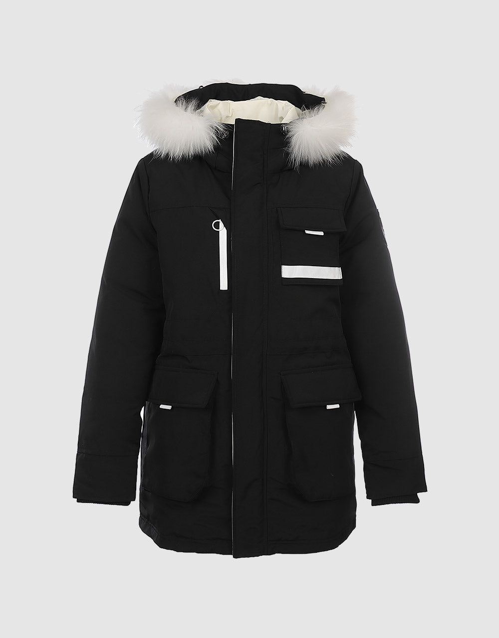 Hooded U Neck Down Jacket sold by Urban Revivo product image thumbnail 3