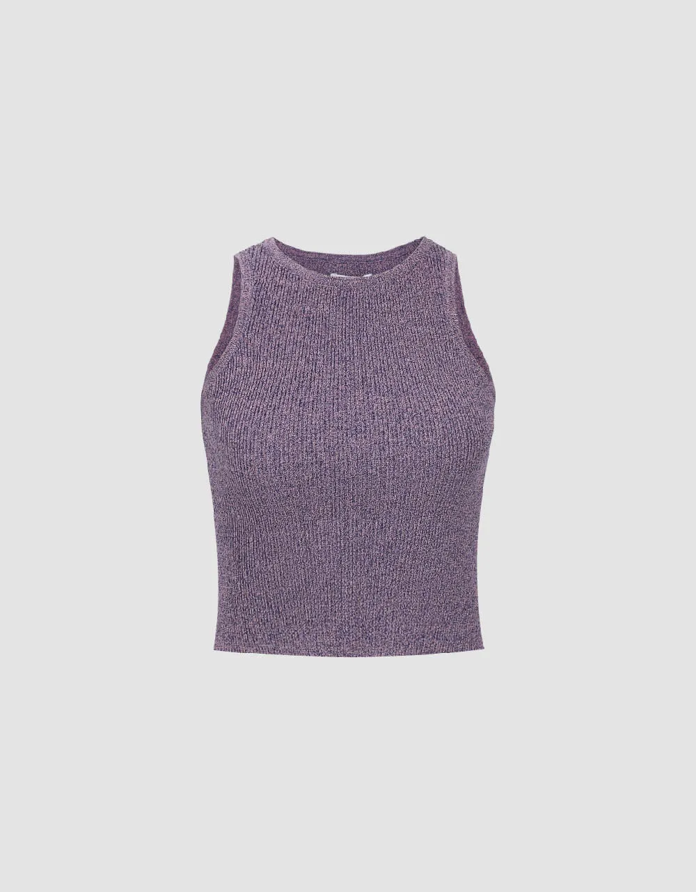 Crew Neck Knitted Tank Top sold by Urban Revivo