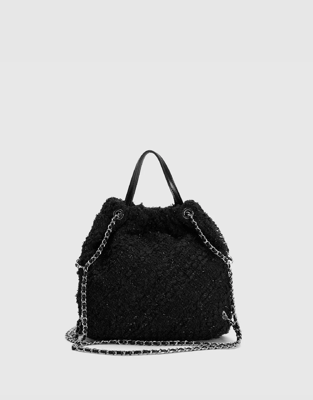 Tweed Chained Backpack sold by Urban Revivo product image thumbnail 4