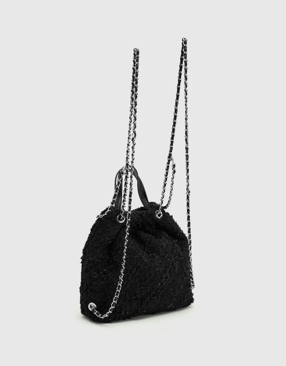 Tweed Chained Backpack sold by Urban Revivo product image thumbnail 3