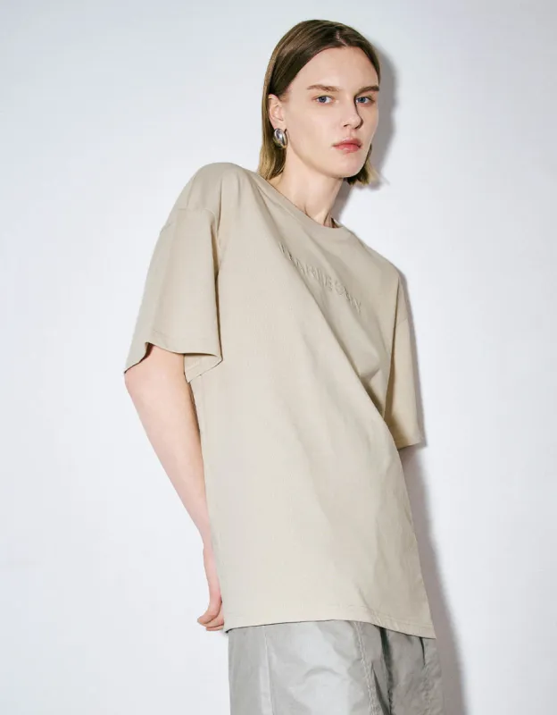 Letter Printed Crew Neck T-Shirt sold by Urban Revivo