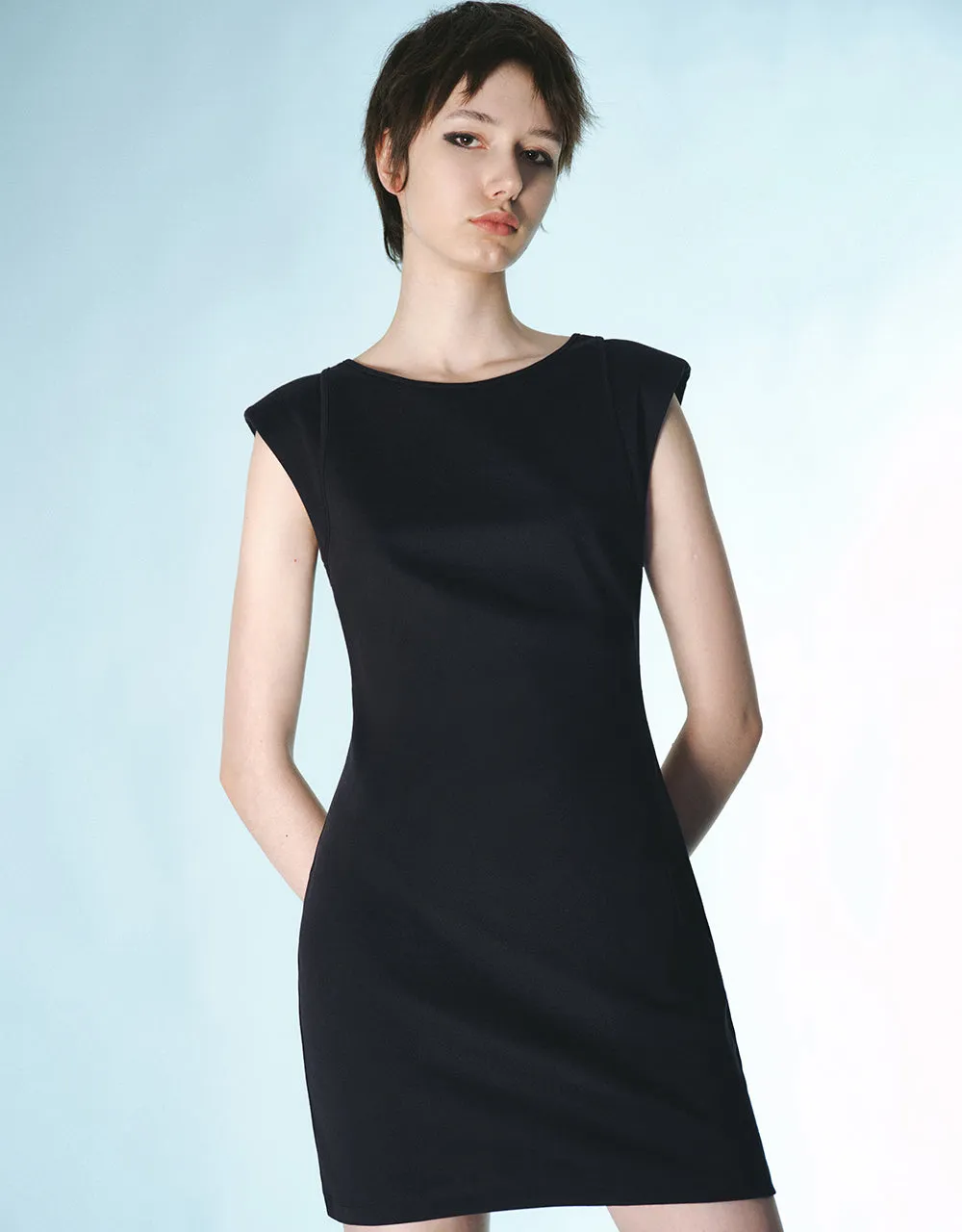 Sleeveless V-Neck A-Line Dress sold by Urban Revivo