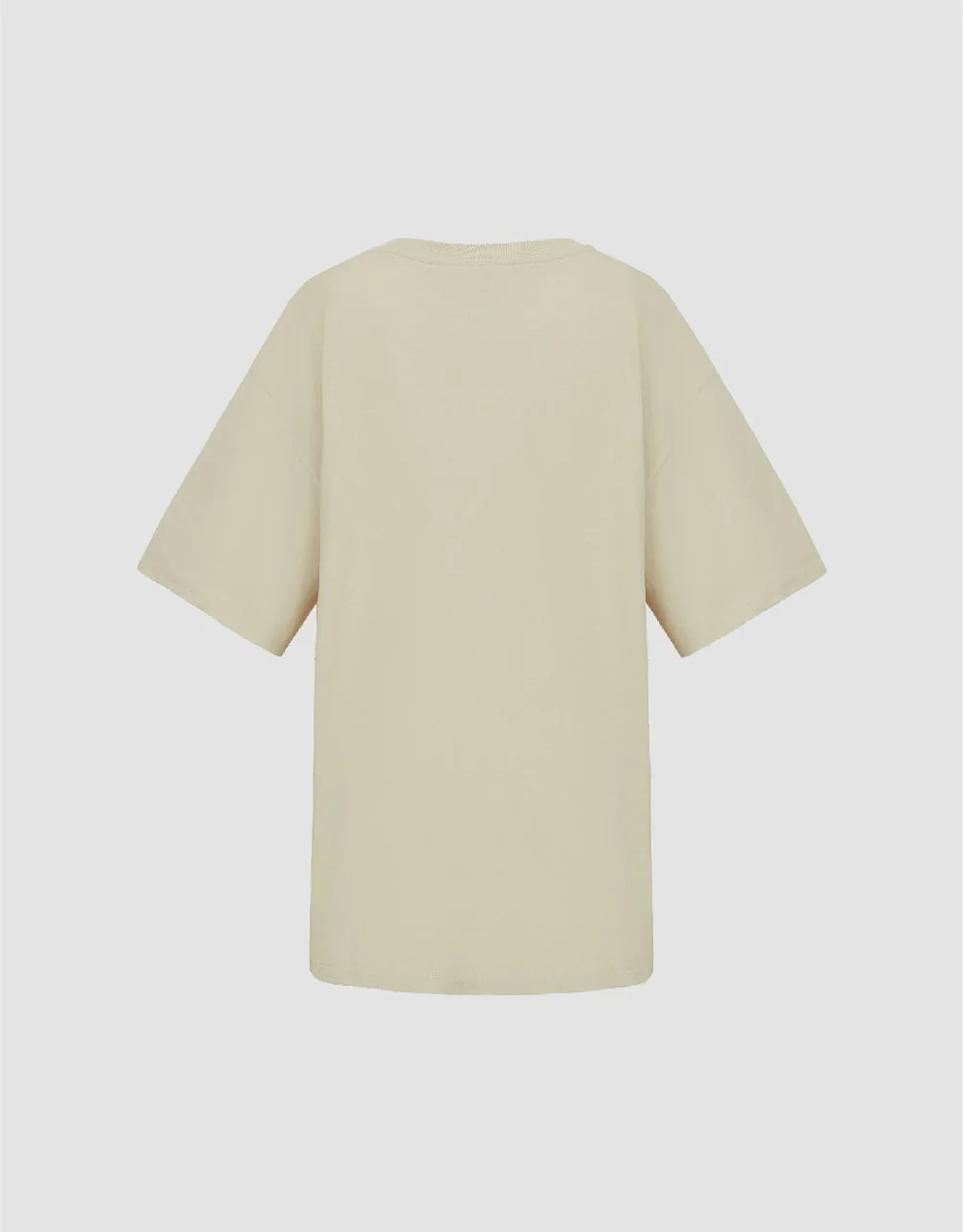 Letter Printed Crew Neck T-Shirt sold by Urban Revivo product image thumbnail 5