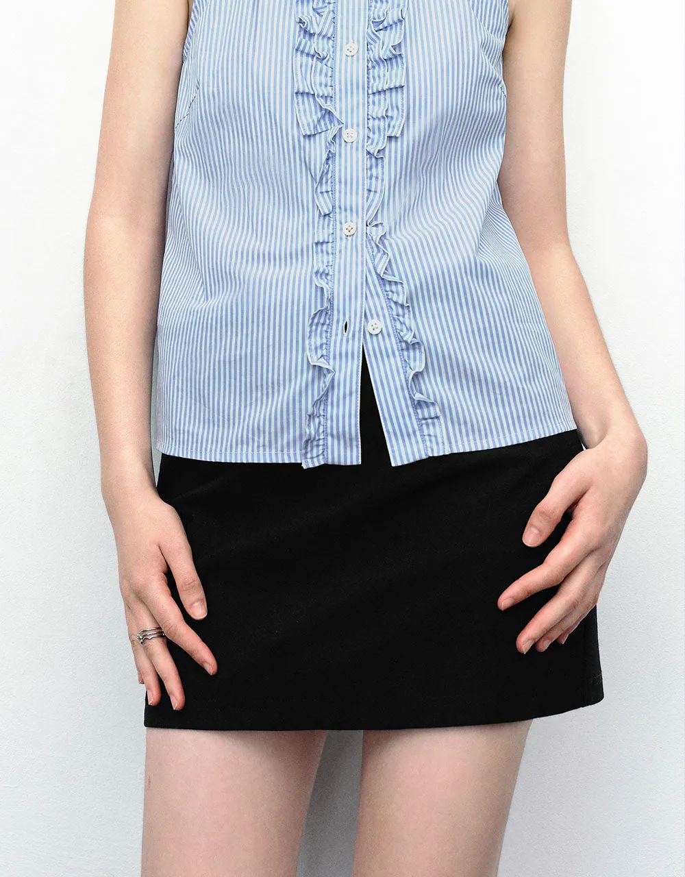 Gingham Mini A-Line Skirt sold by Urban Revivo product image thumbnail 5